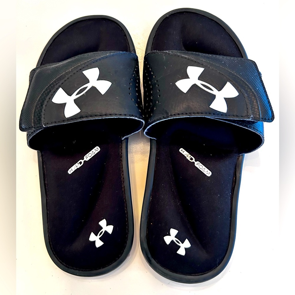 Black Under Armour Slides